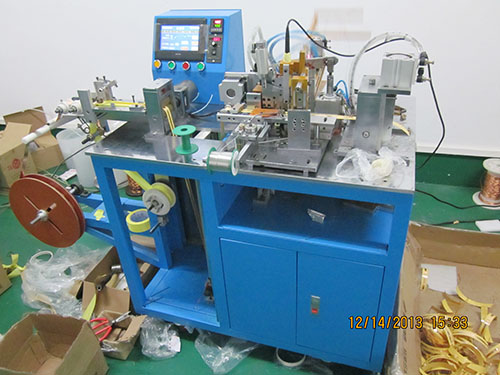 多根引线铜箔焊结机